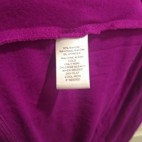 Loft Fuchsia Knit Dress M - Picture 8 of 8